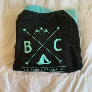 Fernie Grey and teal sweater